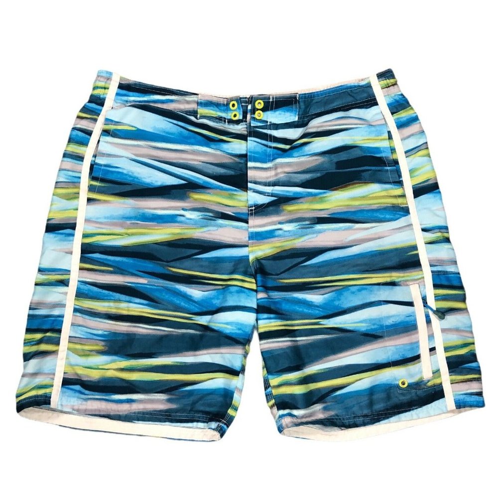 Nike Swim Trunks Mens Size Large Colorful Stripe P
